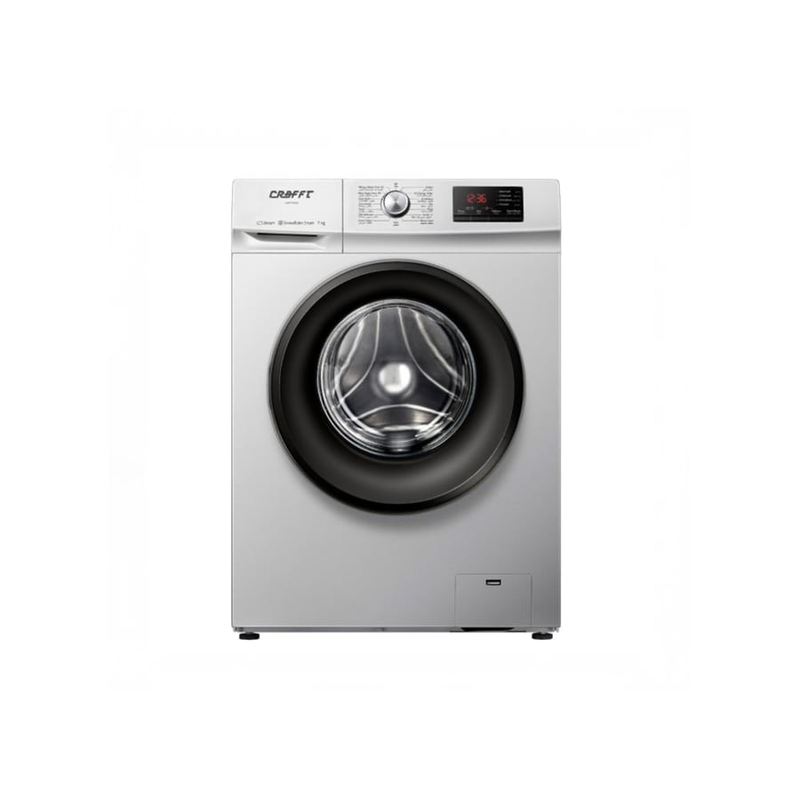 Automatic front-loading washing machine, Kraft, 7 kilograms, white, 1200 RPM, 15 cycles, CWF70HW