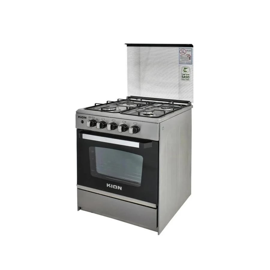 فرن غاز كيون 4 عيون ساباف 55×55 سم – ستيل – صناعة مصرية – موديل KFS555B-1