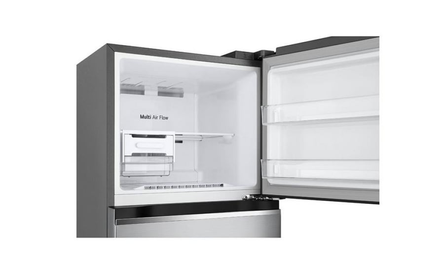 LG top refrigerator capacity 9.3 cubic feet with DoorCooling technology and Smart Inverter motor - Model LT11CBBSIV