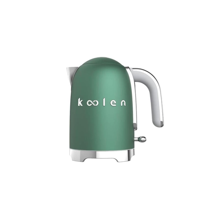 Kolin electric kettle limited edition capacity 1.7 liter shiny surface - 2200 watts - dark green 800102050