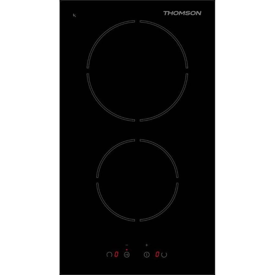 Tomson built-in electric ceramic cooktop, size 30*60, 2 burners, touch control, child safety lock, black