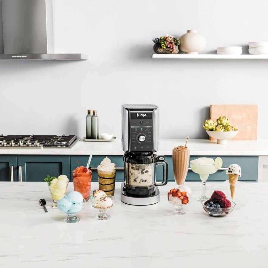 Ninja CREAMi Deluxe 10-in-1 Ice Cream and Frozen Drinks Maker Model NC501ME | Techno Best (36340000)