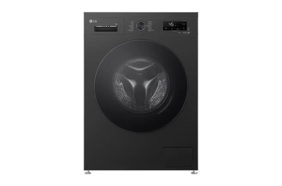 LG automatic front-loading washing machine 9 kg 9 programs inverter without dryer black WFF0914MB