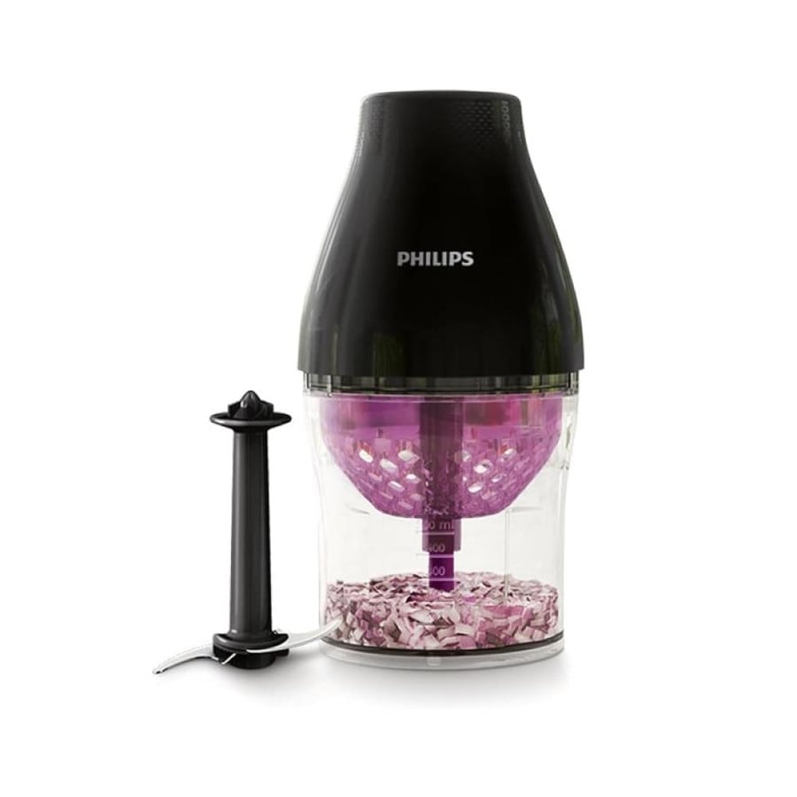 Onion chopper Philips 500 watts - 1.1 liter - two speeds - HR2505/91