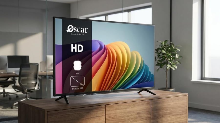 Oscar 75-inch Smart TV Screen - 4K - WebOS System - Wall Mount - OS75PW4KM