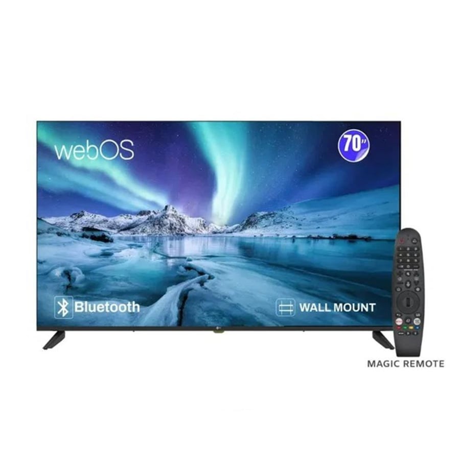 ام تي سي شاشة 70  بوصة Webos ماجيك ريموت سمارت موديل MT70UH430WOS-UHD