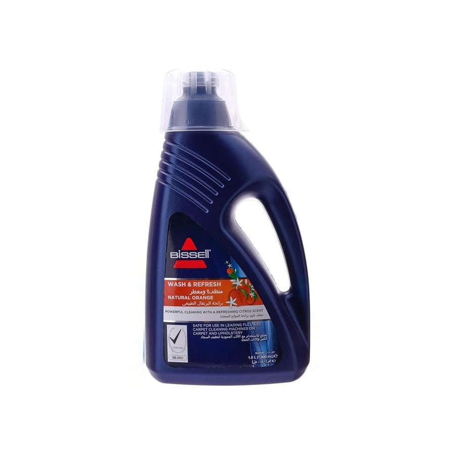 Bissell dust removal cleaner and carpet purifier with orange scent, 1.5 liters