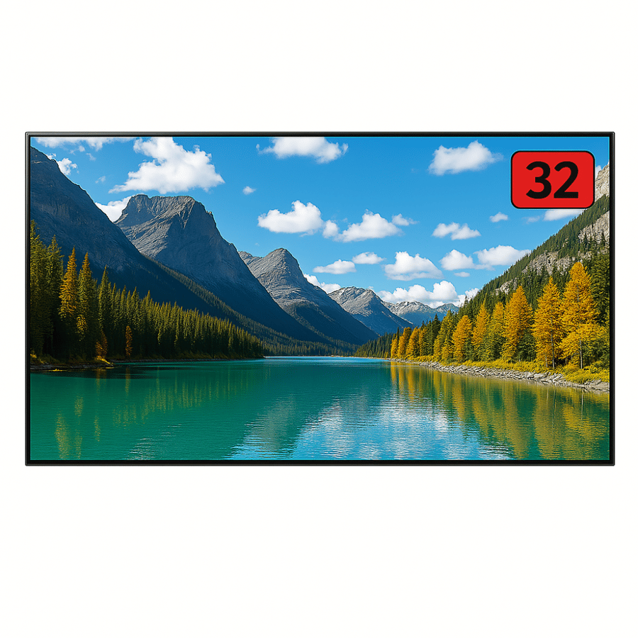 Fujika Pro LED HD screen 32 inches with wall mount - FJK-32D01