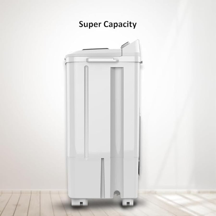 Oscar double tub washing machine, 9 kg capacity, semi-automatic, white color, model OWM90SAXS