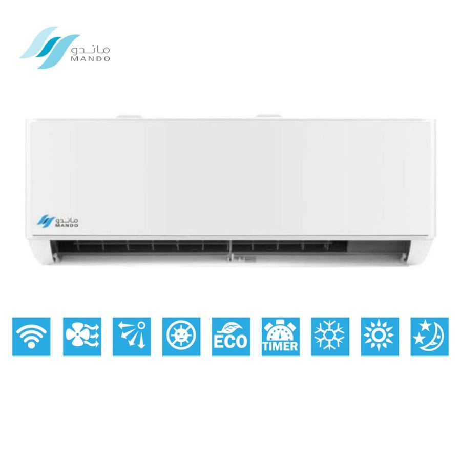 Split air conditioner Mando 22500 BTU - hot and cold model F23TP-24HT | Techno Best (12001035)