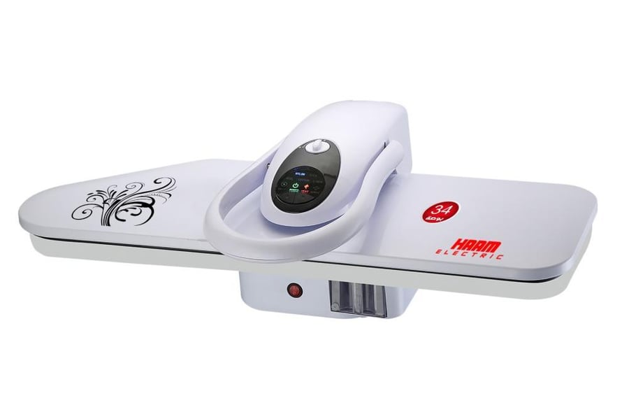 هام كواية بخار كبس - 34 بوصة - 2200 واط - أبيض - HM34SP-WN24