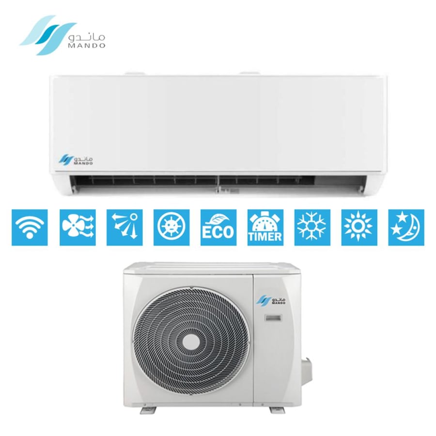 Split air conditioner Mando 22500 BTU - hot and cold model F23TP-24HT | Techno Best (12001035)