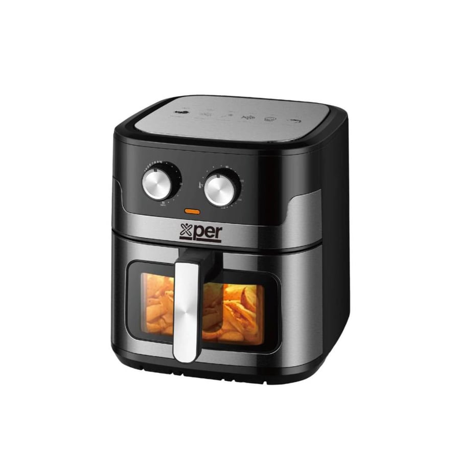 Aspire Air Fryer 8 liter with viewing window 1800 watt black model XPAF-600VB