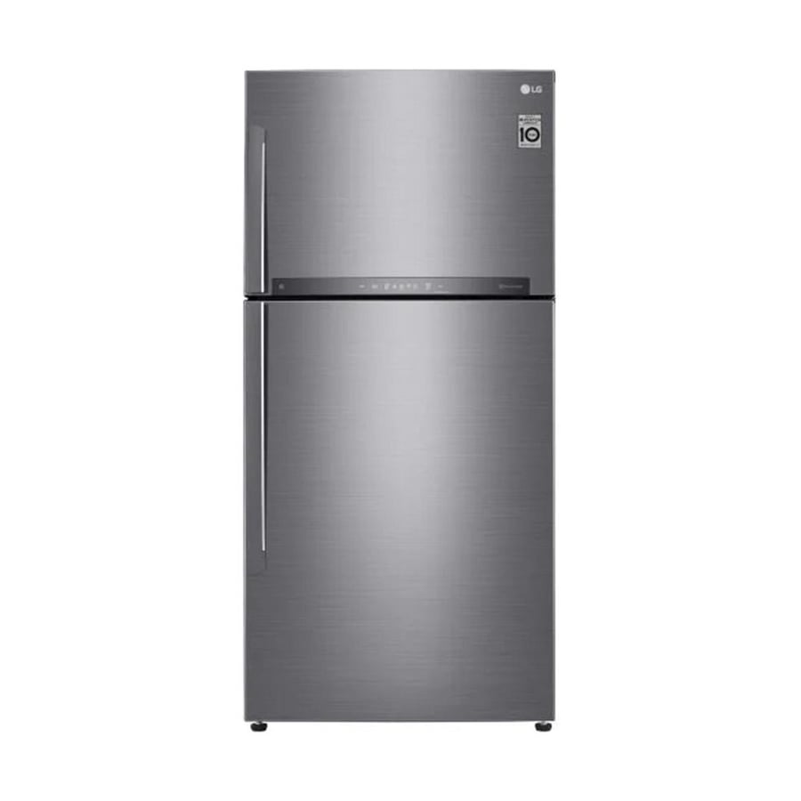 LG two-door refrigerator 17.9 cubic feet with Hygiene Fresh technology - with Wi-Fi and LED lighting - Silver - LT19HBHSIN