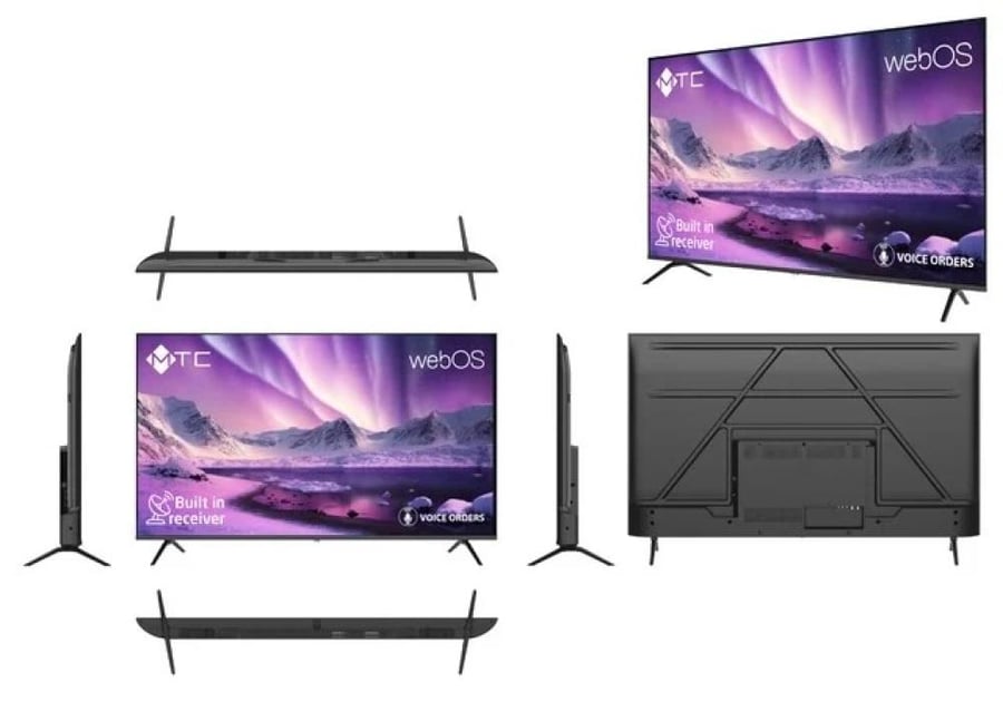 MTC 55-inch Smart Screen Webos Magic Remote Model MT55UH435BWOS-UHD