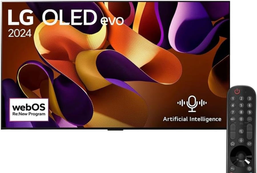 LG OLED evo G4 4K smart screen 65 inches AI Magic Remote Dolby Vision webOS24 2024 model OLED65G46LA