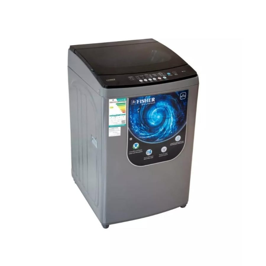 Fisher top-loading washing machine 17 kg 680 RPM inverter silver FAWMT-M170GIHDD