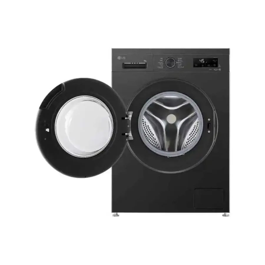 LG automatic front-loading washing machine 9 kg 9 programs inverter without dryer black WFF0914MB