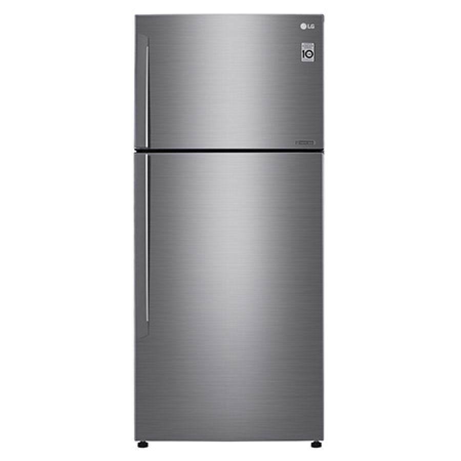 LG two-door silver refrigerator size 18 foot 509 liter model LT19CBBSIN