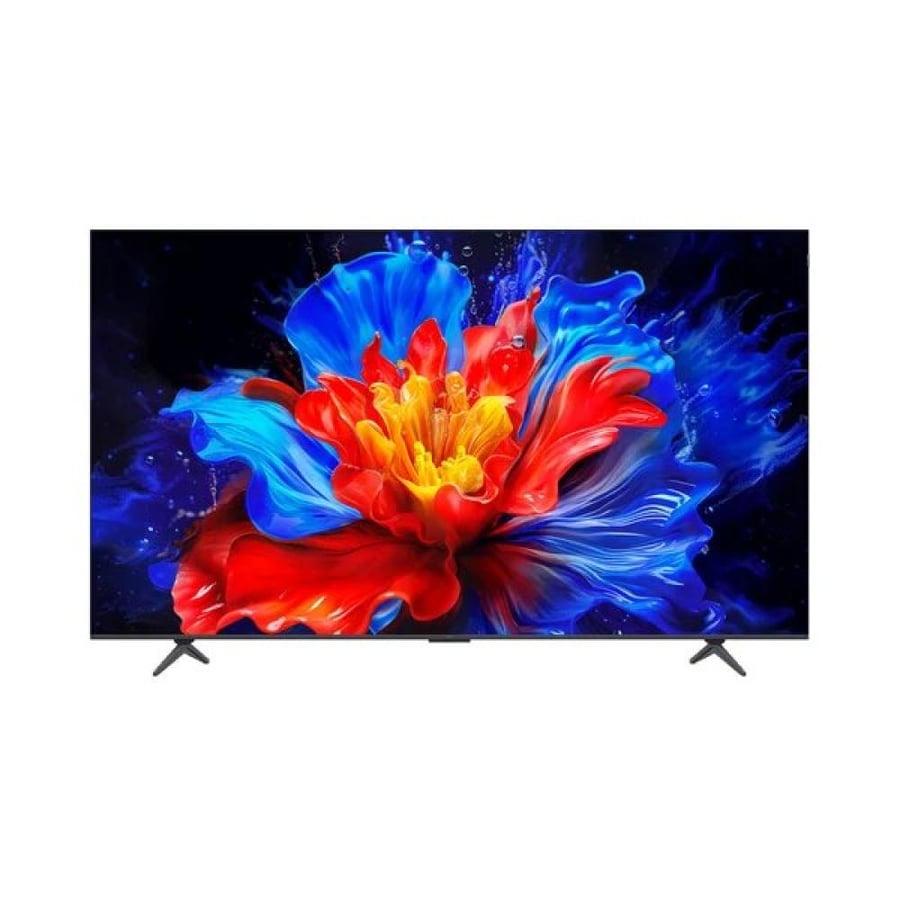 TCL 75-inch QLED screen 4K UHD resolution operating system Google TV black model 75T8B
