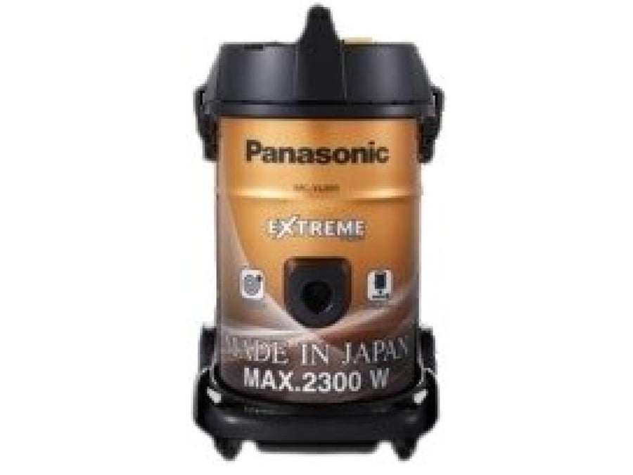 Panasonic vacuum cleaner barrel 2300 watts 21 liters - black and gold - MC-YL989T747