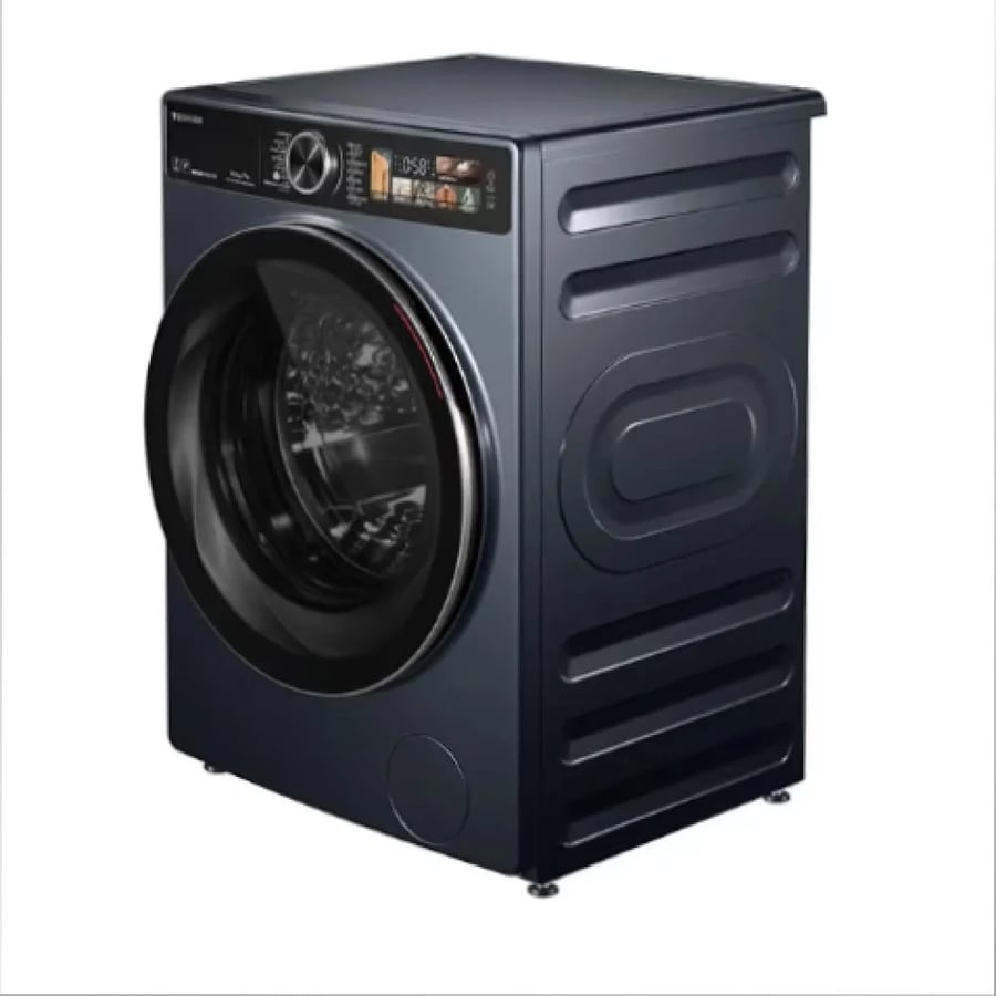 Toshiba automatic front-loading washing machine 10.5 kg, drying 7 kg, 3D combo gray TWD-T25BZU115MWBB(MG)
