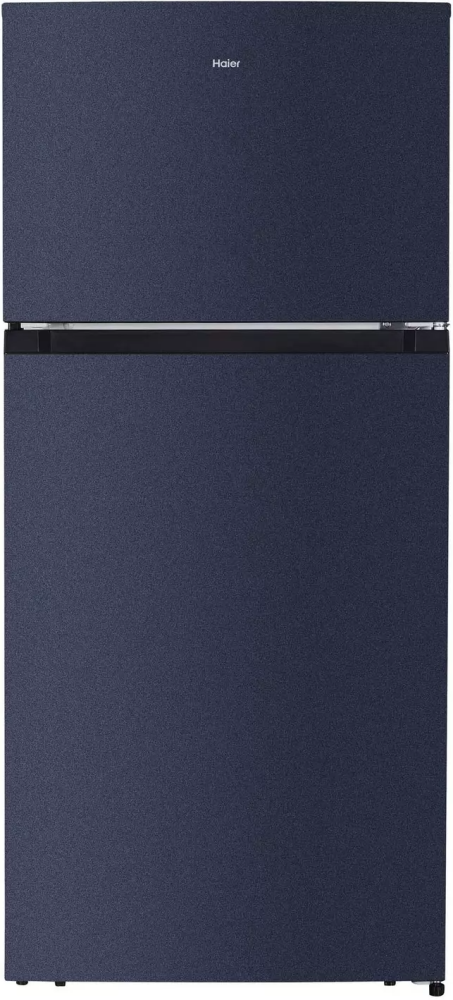 Haier refrigerator with vertical freezer, 420 liters, black, model HRF-485GB