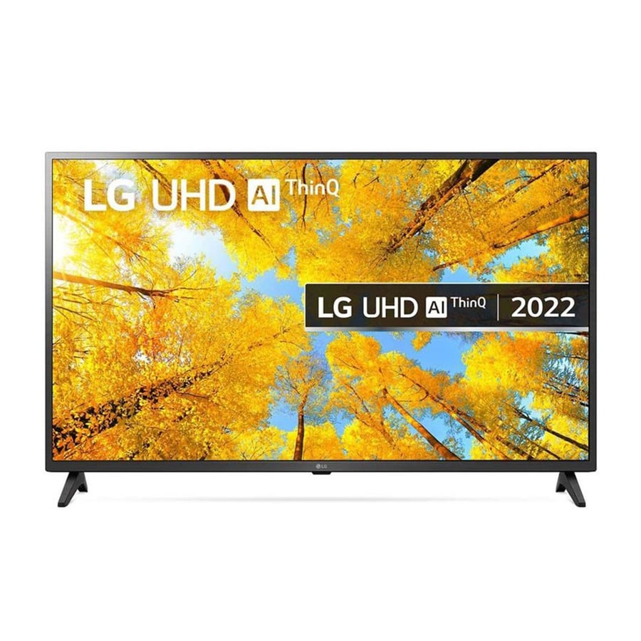 LG 50-inch screen, LED, Alpha 5 processor 5th generation, Ultra HD - 50UQ75006