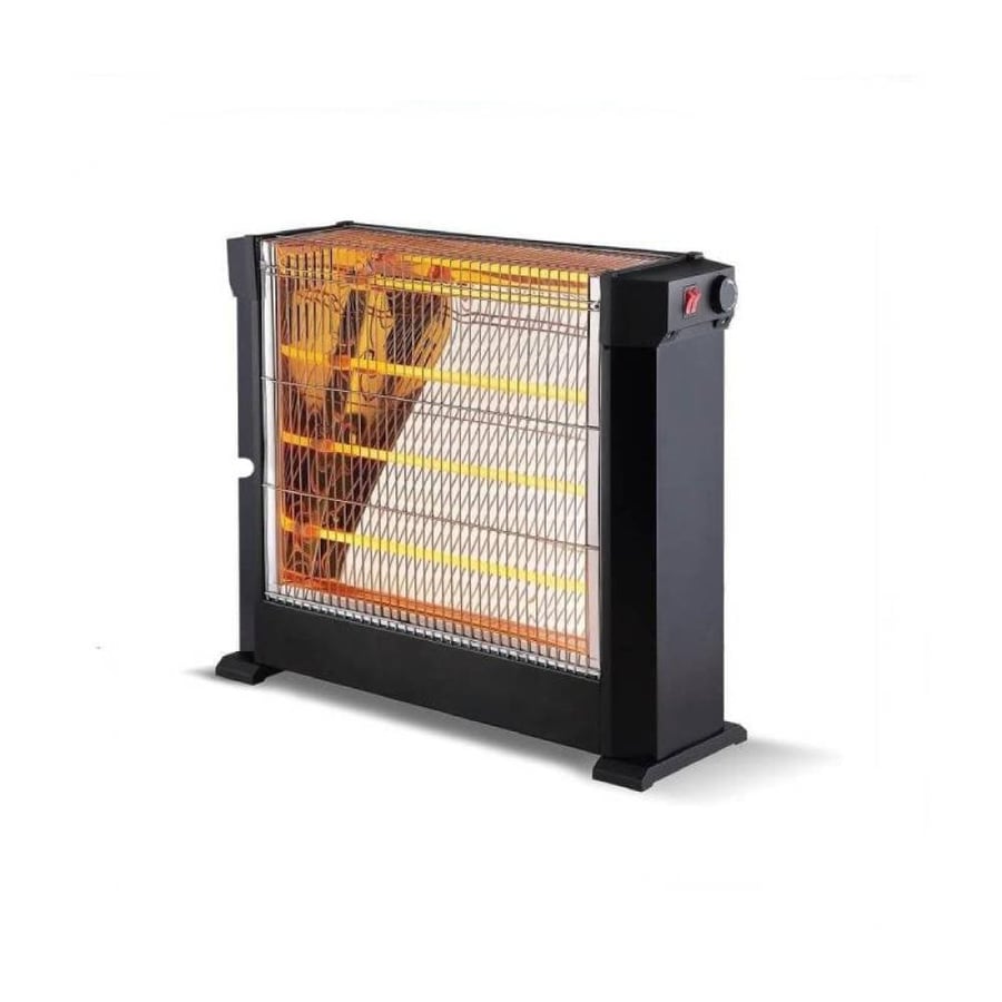 كوميتل دفاية كهربائية 2200 واط 4 شمعات كوارتز - أسود - KS2760