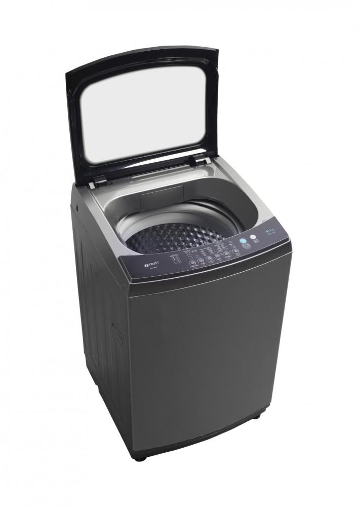 Z.Trust double basin washing machine 12 kg top load with pump - silver - ZST120S1