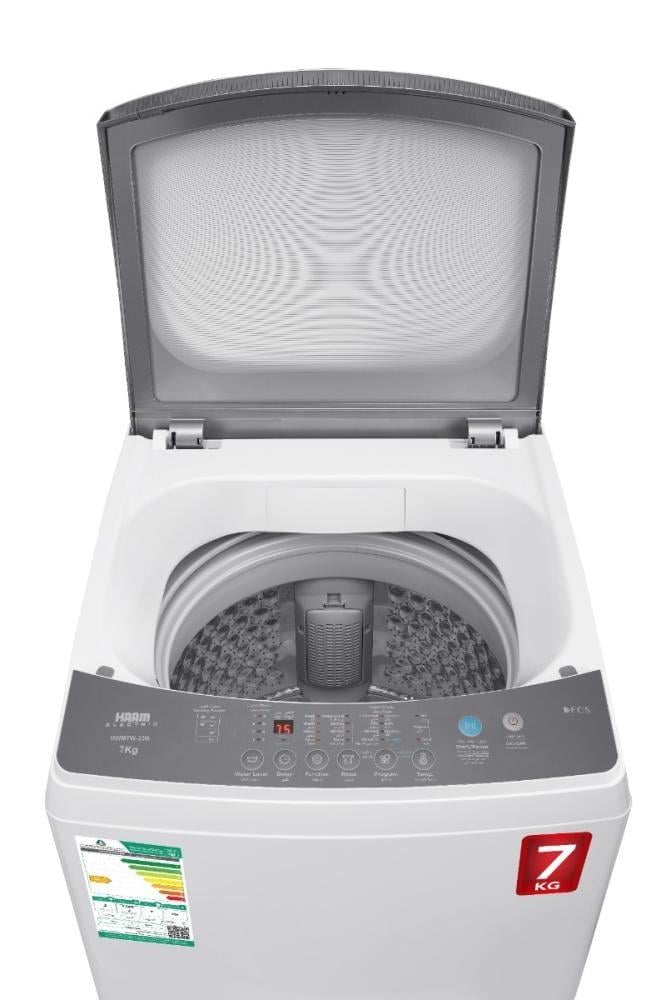 Top-loading washing machine Ham 7 kilograms white number of cycles 660 number of programs 8 HWM7W-25N