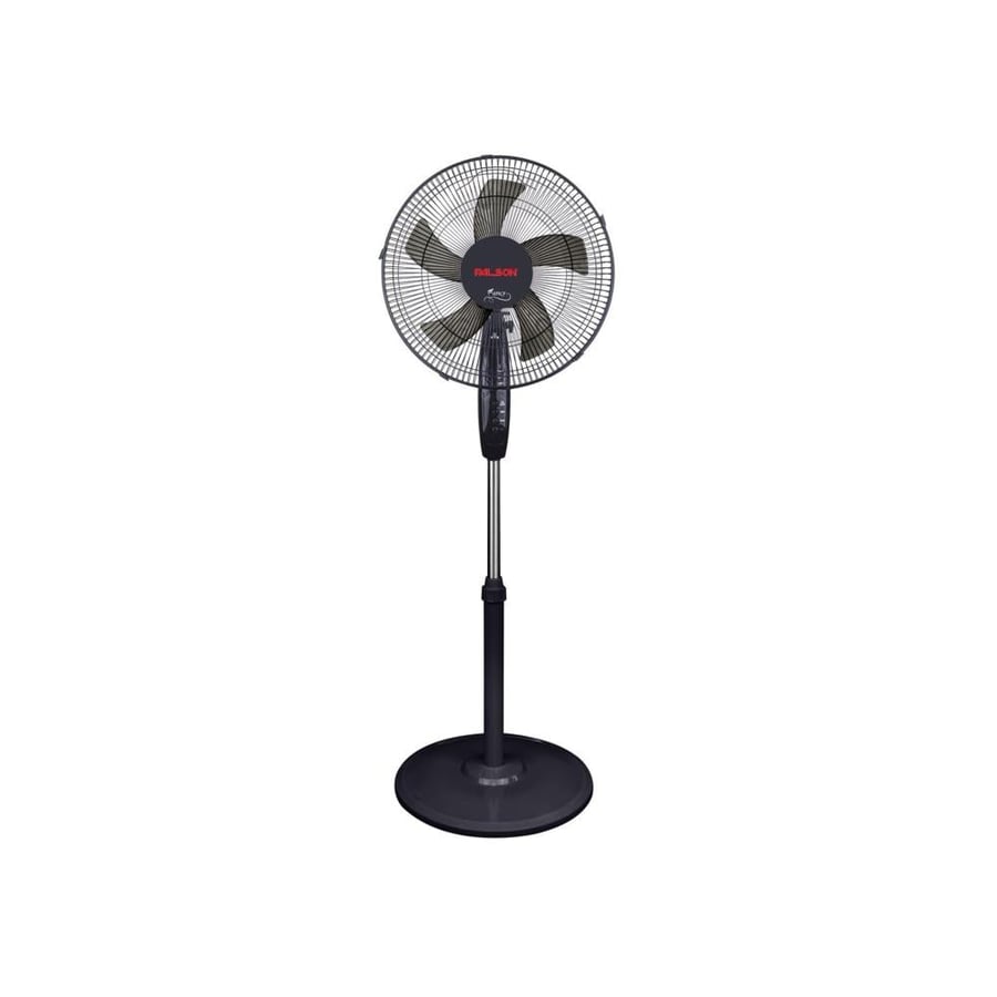 Albasun vertical fan 16 inch with remote control, 5 blades, 60 watts, 3 air speed settings, 60-minute timer model 40066