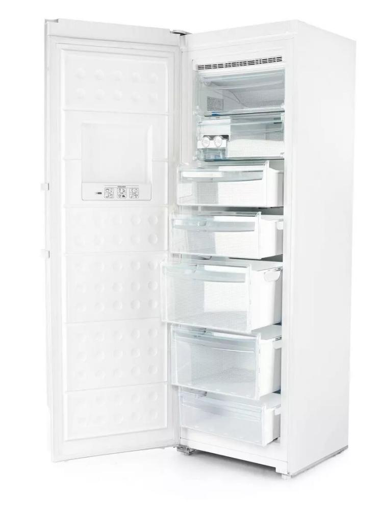 Vertical freezer Haier 9.3 foot 262 liter white model-HVF-300WW-2