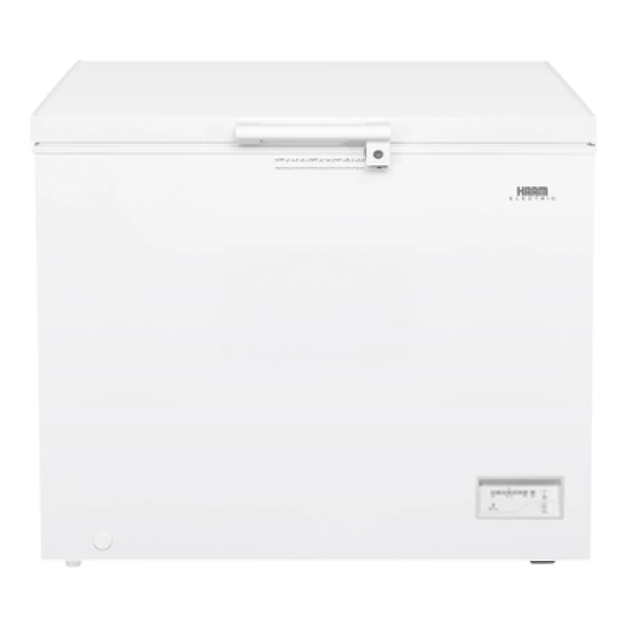 هام فريزر أفقي 8.9 قدم مكعب انفرتر - أبيض - HM400FR-O23INV
