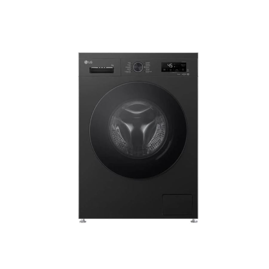 LG automatic front-loading washing machine 9 kg 9 programs inverter without dryer black WFF0914MB