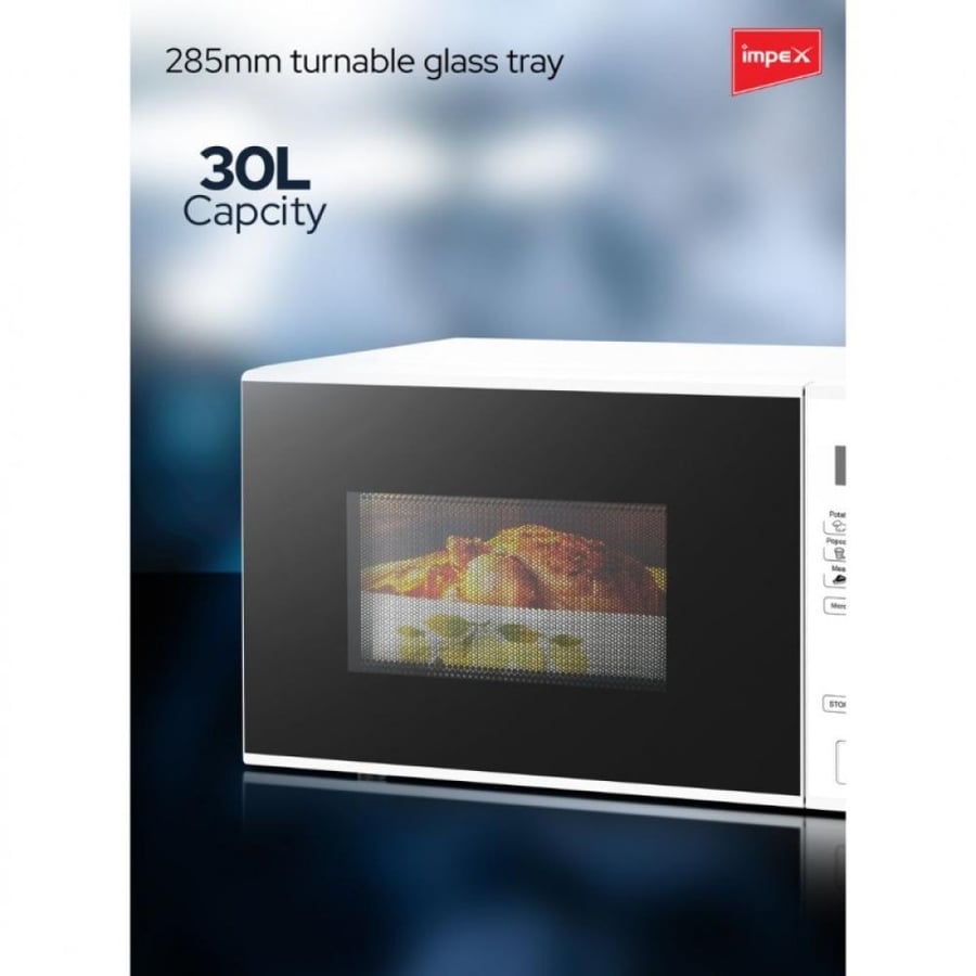 Empex digital microwave 30 liter - 900 watt - white - MO8102A