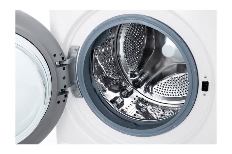 LG washing machine automatic front opening 15 kg with Wi-Fi white color model WS1508WHT