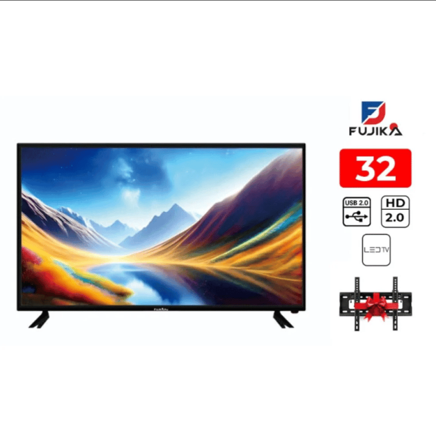Fujika Pro LED HD screen 32 inches with wall mount - FJK-32D01