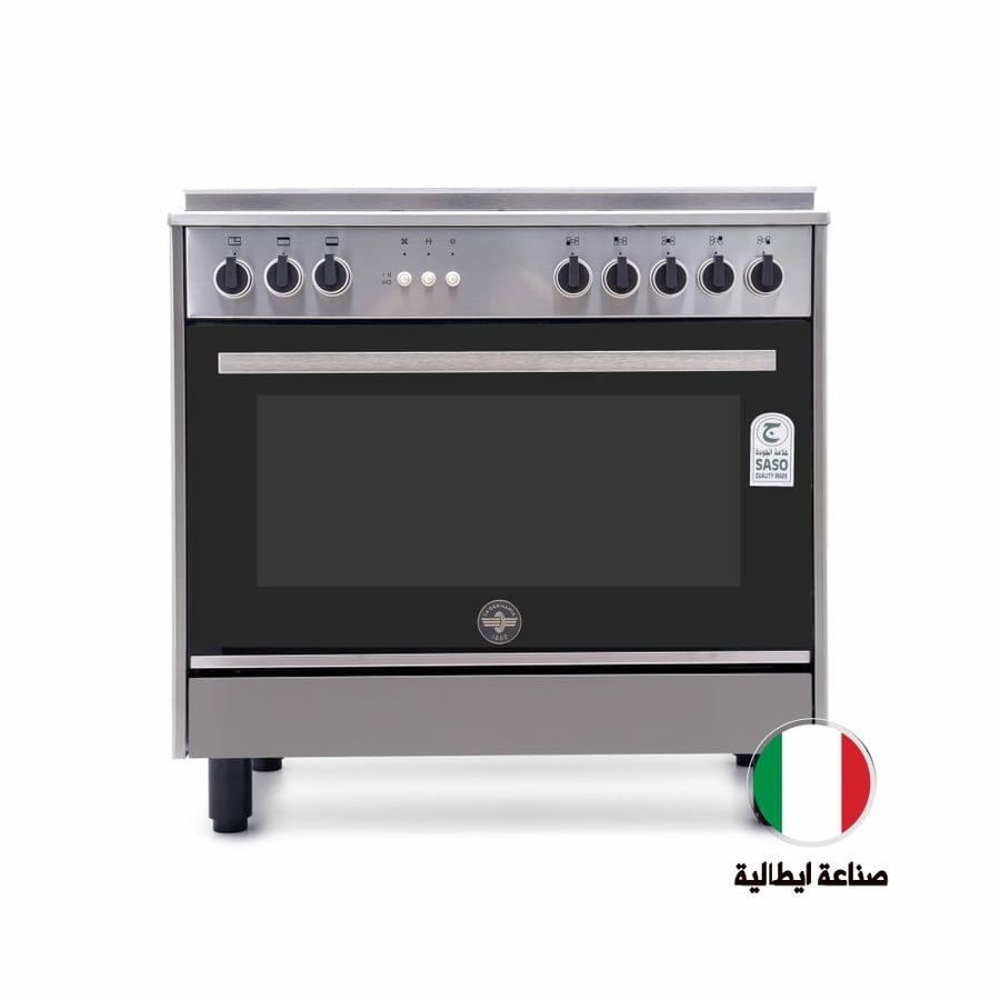 Gas oven Lagermania 90×60 cm 5 burners gas - cast iron - stainless steel - RIS95C81CX