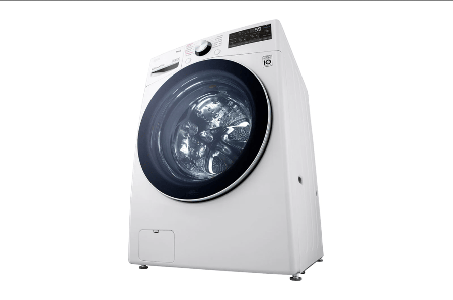 LG automatic front load washing machine 15 kg - white - WF1510WHT