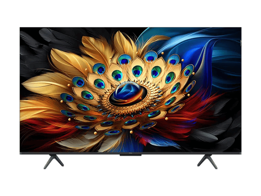 تي سي ال شاشة  كيو إل إي دي برو 50 بوصة نظام التشغيل Google TV منافذ أتش دي أم آي 3 يدعم نتفليكس، أمازون برايم فيديو، يوتيوب، ديزني بلس موديل 50C655