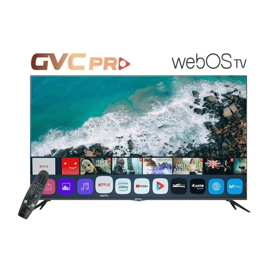GVC Pro Smart Screen 75 Inch WebOS System Remote Magic Reindeer Internal Black Color Model GVC-75WS7200