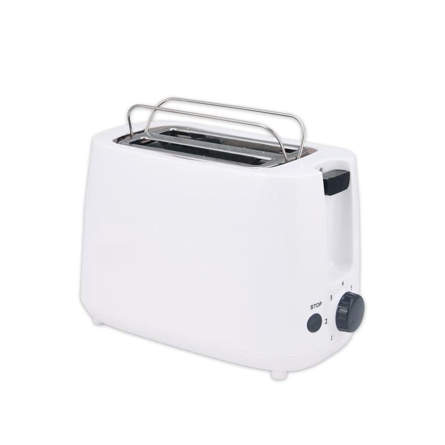 Teco Best bread toaster 650 watts accommodates two slices of bread - white - BET-01P