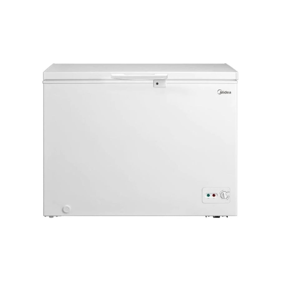 Horizontal media freezer 10.2 foot, 290 liter, lock key, white - HS-384C