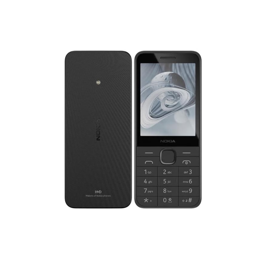 215 Dual SIM, black, 64 MB RAM, 128 MB, 4G - Middle East version