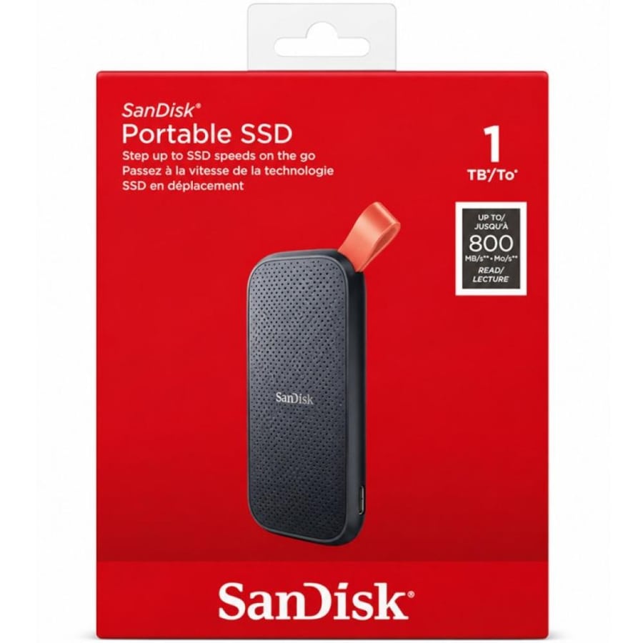 هاردسك من SanDisk قرص تخزين بمساحة 1 تيرا وبسرعه 800 MB