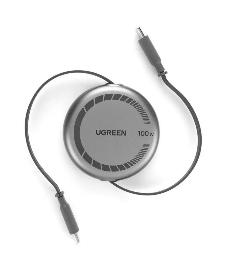 كابل الشحن UGREEN Nexode Retractable Cable قابل للسحب 100 واط