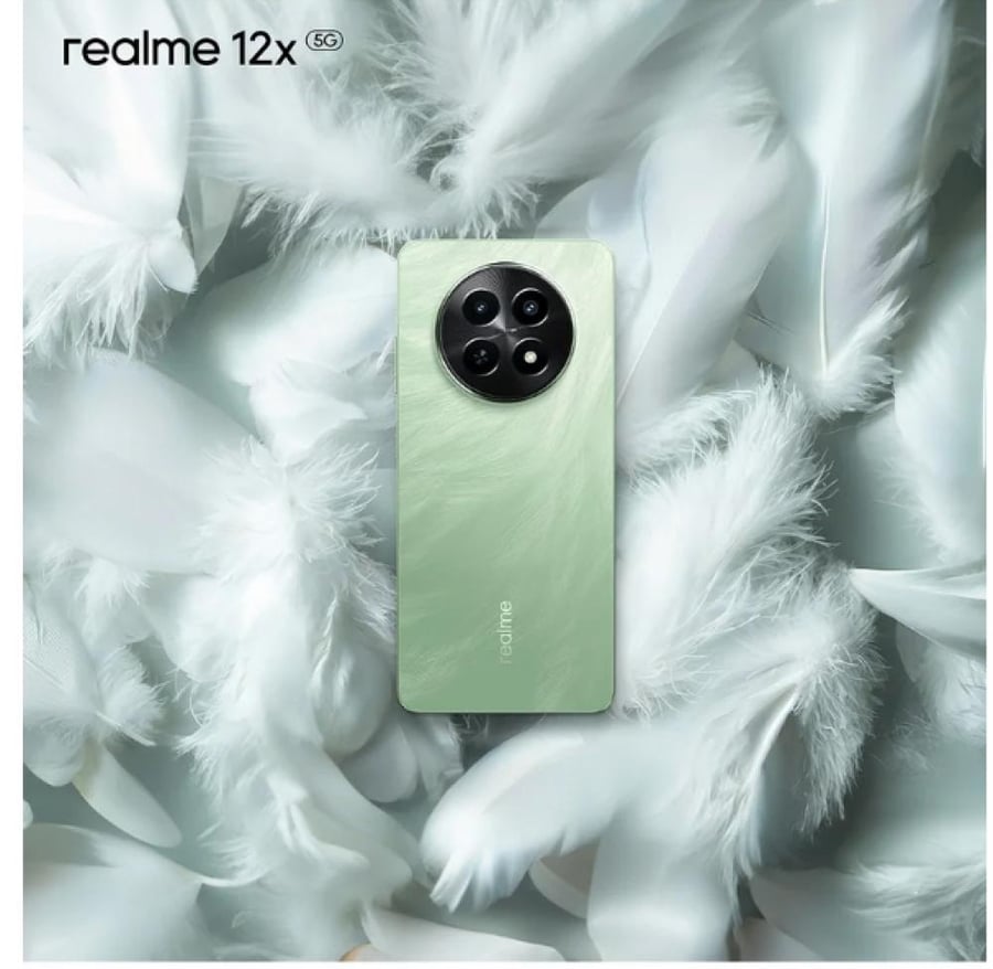 ريلمي 12X ذاكرة 256 جيجا 8 رام 5G اخضر