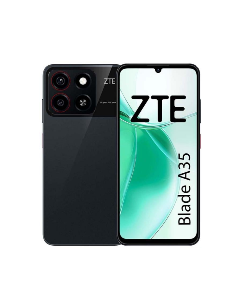 هاتف ZTE Blade A35  شريحتين بذاكرة  64 جيجا  رام 6 جيجا  4G أخضر أسود