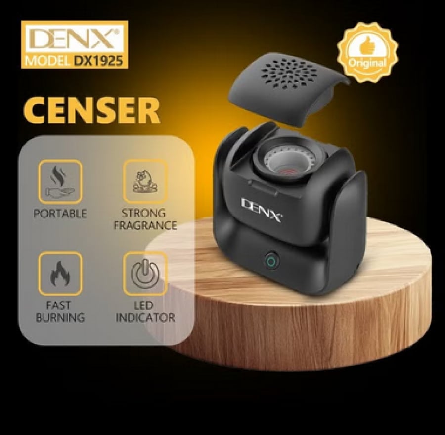 مبخرة DENX بقوة 15واط تعمل ل ٣ساعات